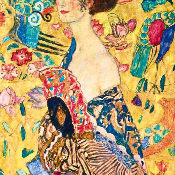 Bluebird Art Gustav Klimt - Lady with Fan, 1918 Jigsaw Puzzle (1000 Pieces)