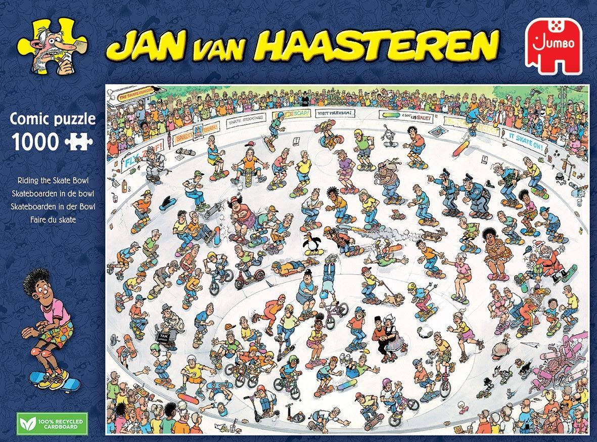 Van Haasteren Riding the Skate Bowl Jigsaw Puzzle (1000 Pieces)