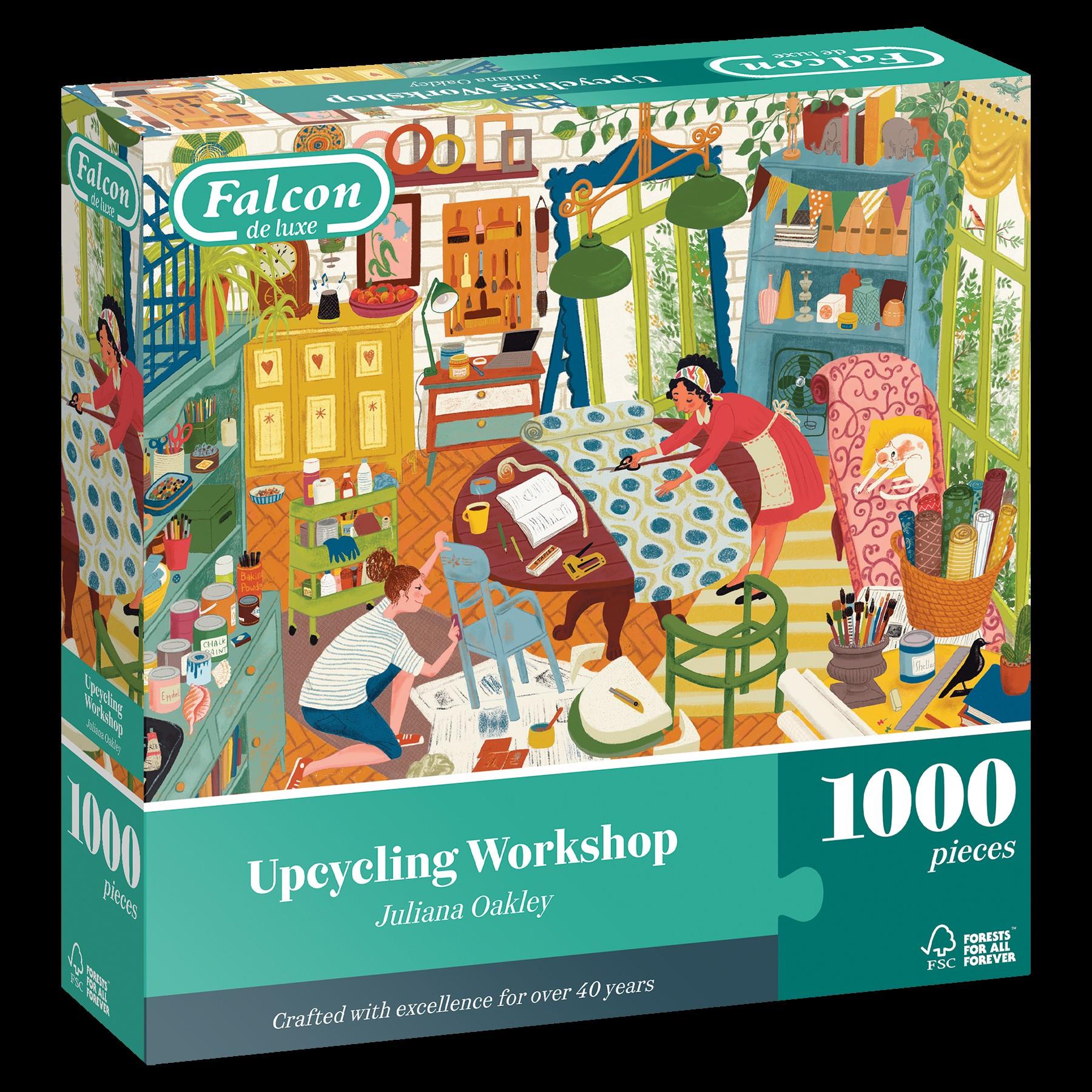 Falcon Deluxe Upcycling Workshop Jigsaw Puzzle (1000 Pieces)