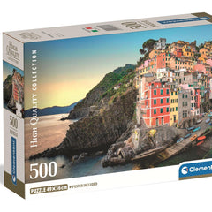 Clementoni Riomaggiore Coast Jigsaw Puzzle (500 Pieces)