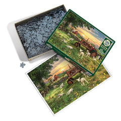 Cobble Hill Field at Sunrise  Jigsaw Puzzle (1000 Pieces)