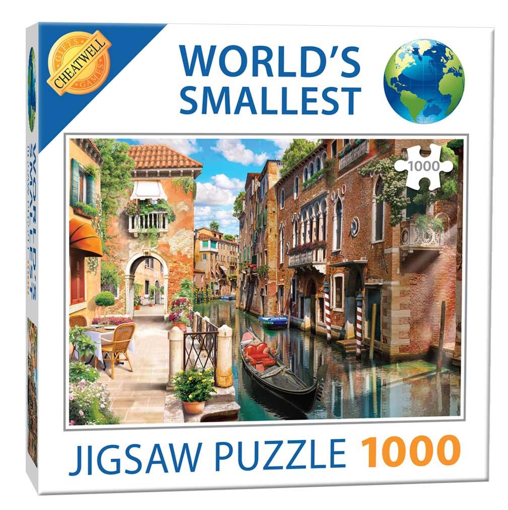 World's Smallest 1000 Piece Jigsaw - Venetian Canals (1000 Pieces) - DAMAGED