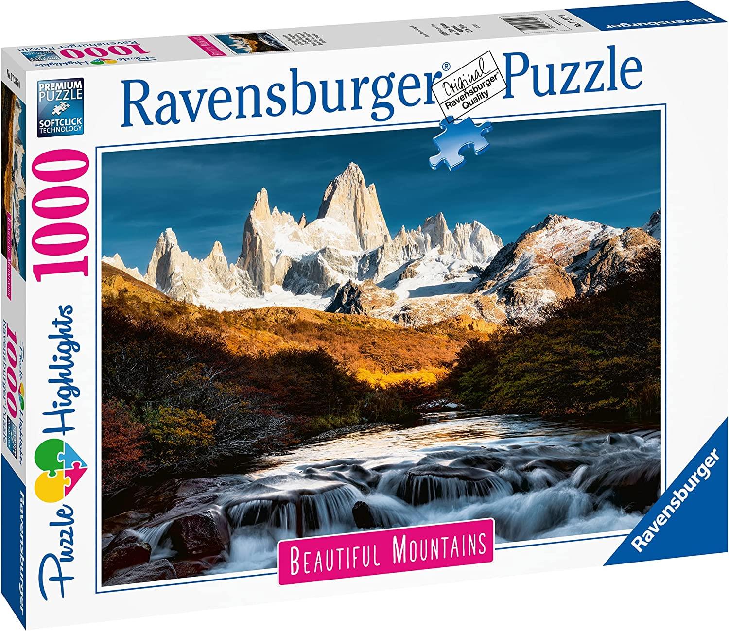 Ravensburger Fitz Roy, Patagonia, Argentina Jigsaw Puzzle (1000 Pieces ...