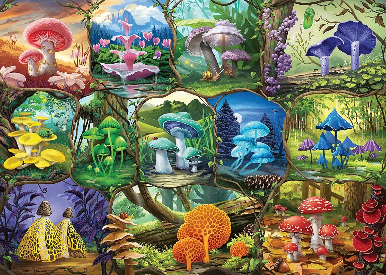 Ravensburger Beautiful Mushrooms Jigsaw Puzzle (1000 Pieces)