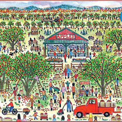 Galison Apple Pickin', Michael Storrings Jigsaw Puzzle (1000 Pieces)