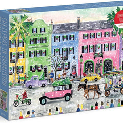 Galison Christmas in Charleston, Michael Storrings Jigsaw Puzzle (1000 Pieces)