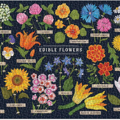 Galison Edible Flowers Jigsaw Puzzle (1000 Pieces)