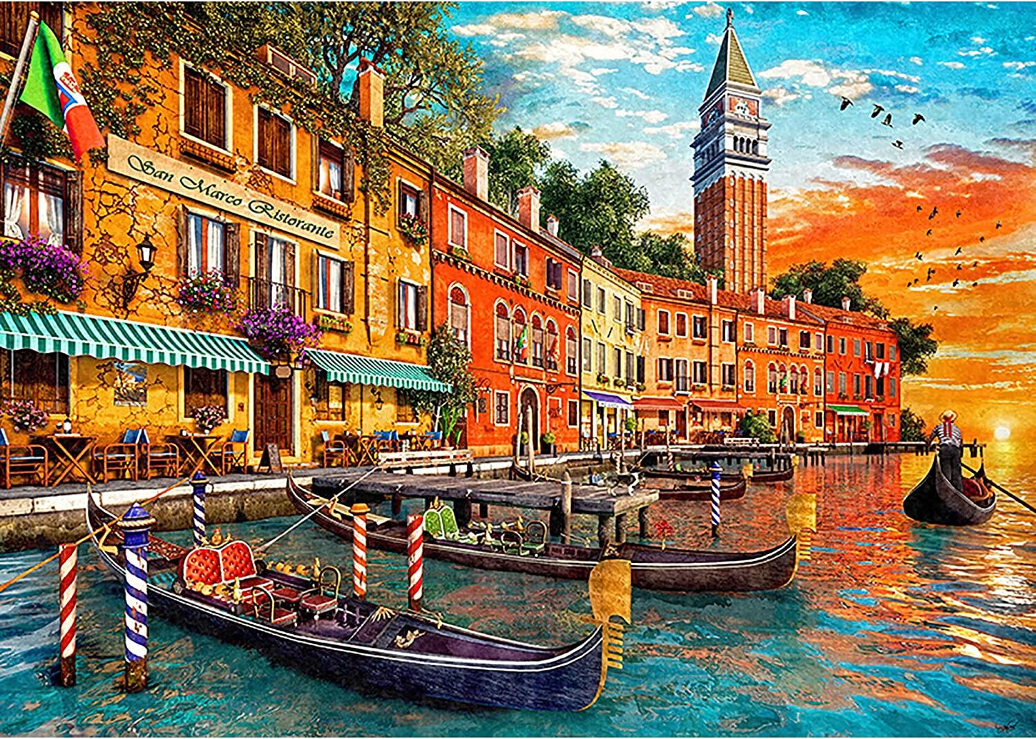 Gibsons San Marco Sunset Jigsaw Puzzle (1000 Pieces)