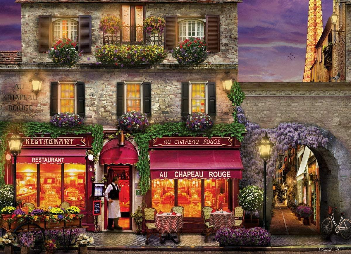 Eurographics The Red Hat Restaurant Paris Jigsaw Puzzle (1000 Pieces)