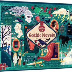 Gibsons Book Club: Gothic Novels Jigsaw Puzzle (1000 Pieces)