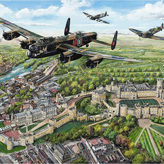 Gibsons Wings Over Windsor  Jigsaw Puzzle (1000 Pieces)