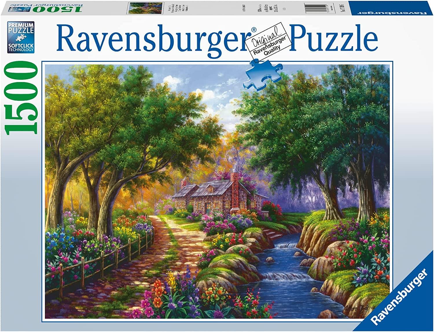 Ravensburger Cottage by the River Jigsaw Puzzle (1500 Pieces) – PDK