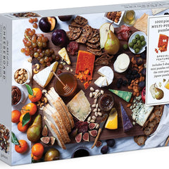 Galison Art of the Cheeseboard Multi Puzzle Jigsaw Puzzle Jigsaw Puzzle (1000 Pieces)