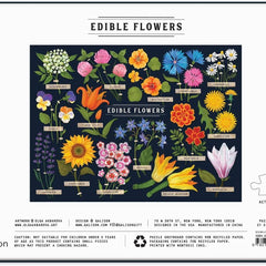 Galison Edible Flowers Jigsaw Puzzle (1000 Pieces)