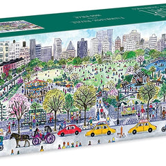 Galison Cityscape, Michael Storrings Panorama Jigsaw Puzzle (1000 Pieces)