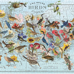 Galison USA State Birds, Wendy Gold  Jigsaw Puzzle (1000 Pieces)