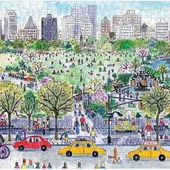 Galison Cityscape, Michael Storrings Panorama Jigsaw Puzzle (1000 Pieces)