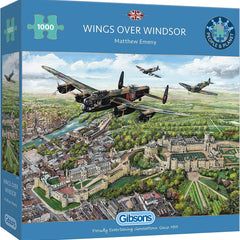 Gibsons Wings Over Windsor  Jigsaw Puzzle (1000 Pieces)