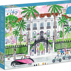 Galison A Sunny Day in Palm Beach, Michael Storrings Jigsaw Puzzle (1000 Pieces)