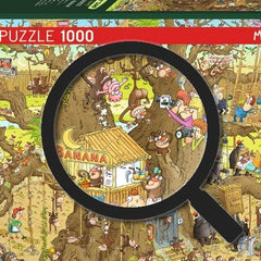 Heye Funky Zoo Monkey Habitat, Degano Jigsaw Puzzle (1000 Pieces)