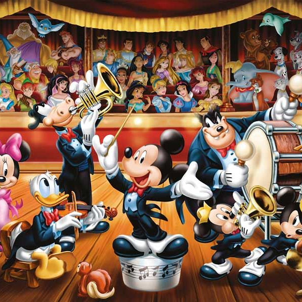Clementoni - Puzzle adulte, 1000 pièces - Disney Gala
