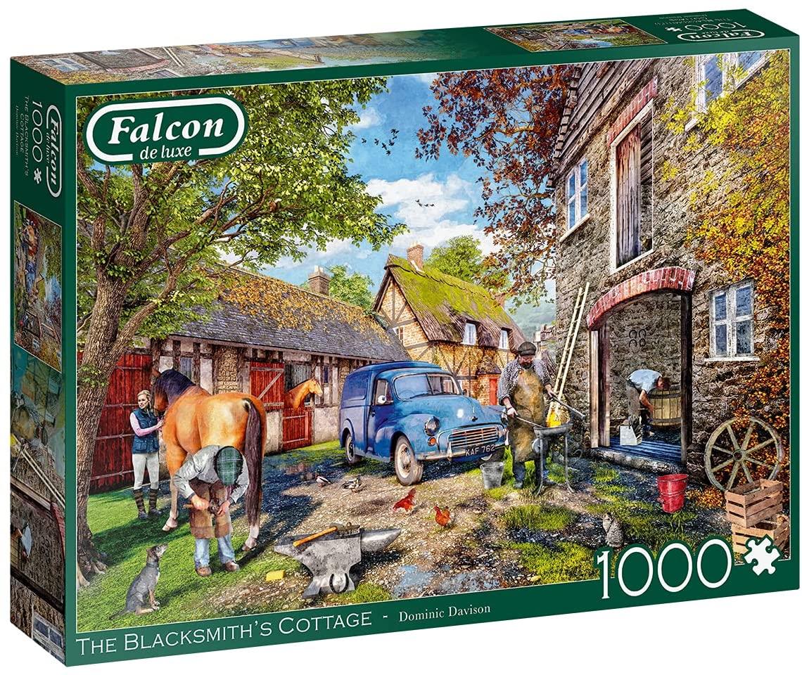 Falcon Deluxe The Blacksmith's Cottage Jigsaw Puzzle (1000 Pieces) – PDK